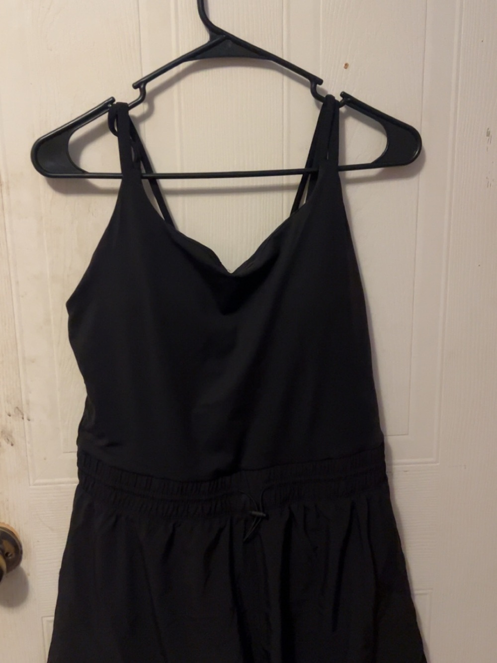 Avia Black Strappy Jumpsuit Romper